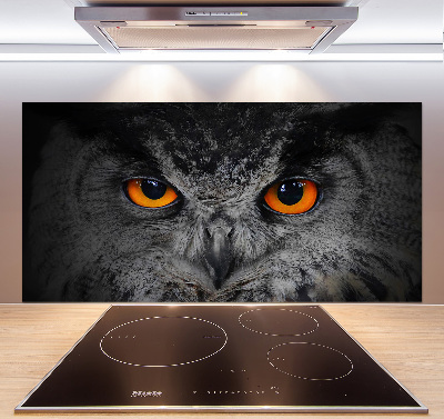 Panneaux muraux cuisine Oeil de hibou diabolique
