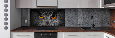 Panneaux muraux cuisine Oeil de hibou diabolique