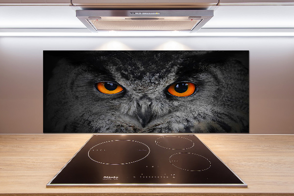 Panneaux muraux cuisine Oeil de hibou diabolique