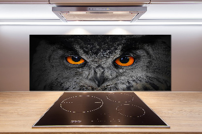 Panneaux muraux cuisine Oeil de hibou diabolique