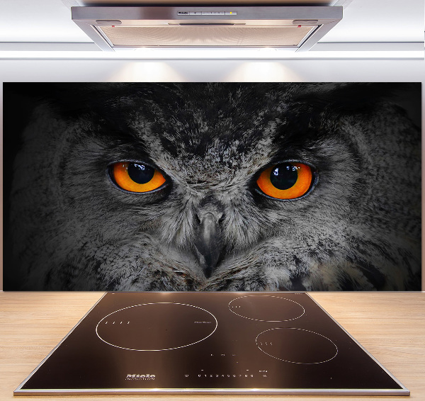 Panneaux muraux cuisine Oeil de hibou diabolique