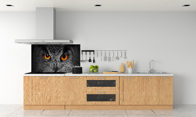 Panneaux muraux cuisine Oeil de hibou diabolique