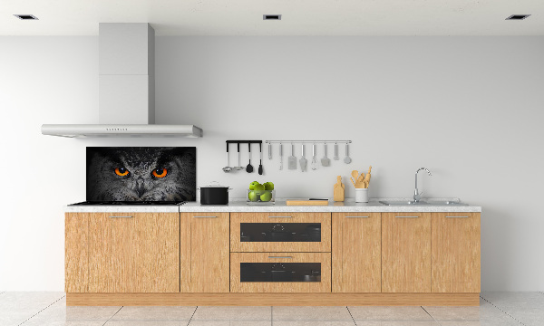 Panneaux muraux cuisine Oeil de hibou diabolique