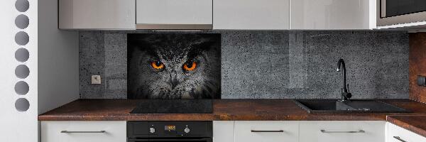 Panneaux muraux cuisine Oeil de hibou diabolique