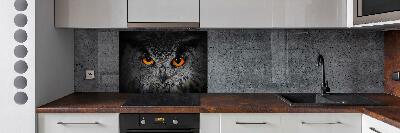 Panneaux muraux cuisine Oeil de hibou diabolique
