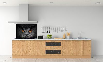 Panneaux muraux cuisine Oeil de hibou diabolique