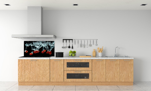 Panneau crédence cuisine Fraises sous l'eau