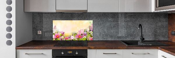Crédence en verre avec motif Maki