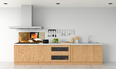 Panneau crédence cuisine Cheminée