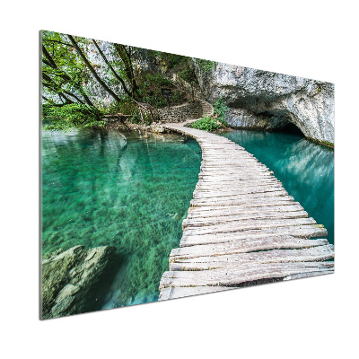 Panneau pour cuisine Lacs de Plitvice