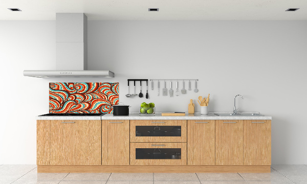 Panneau crédence cuisine Motif tourbillonnant