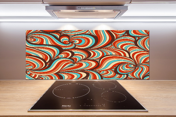 Panneau crédence cuisine Motif tourbillonnant