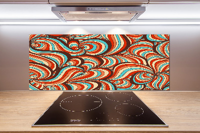 Panneau crédence cuisine Motif tourbillonnant