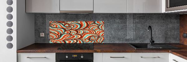 Panneau crédence cuisine Motif tourbillonnant