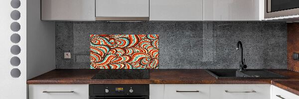 Panneau crédence cuisine Motif tourbillonnant