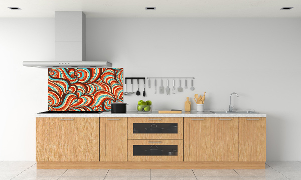 Panneau crédence cuisine Motif tourbillonnant