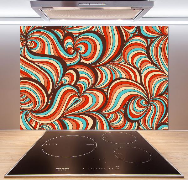Panneau crédence cuisine Motif tourbillonnant