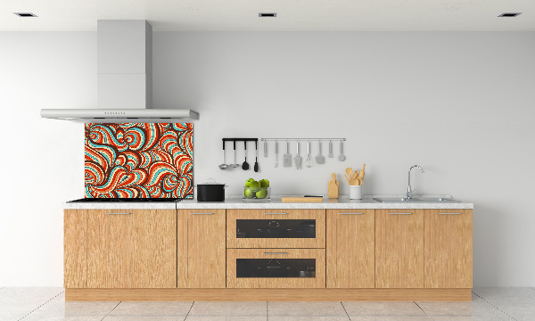 Panneau crédence cuisine Motif tourbillonnant