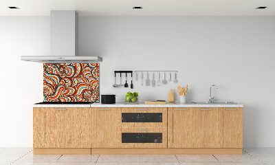 Panneau crédence cuisine Motif tourbillonnant