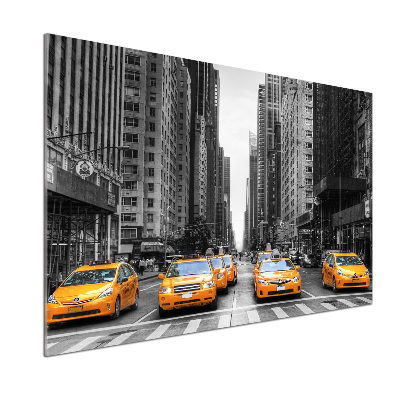 Verre pour crédence Taxis New York