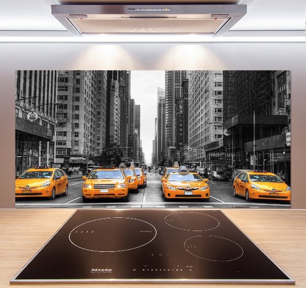 Verre pour crédence Taxis New York
