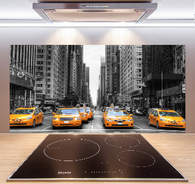 Verre pour crédence Taxis New York