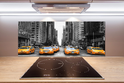 Verre pour crédence Taxis New York