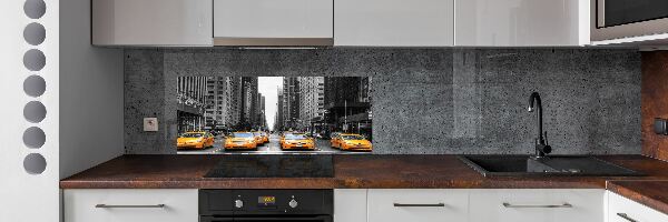 Verre pour crédence Taxis New York