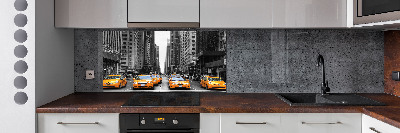 Verre pour crédence Taxis New York