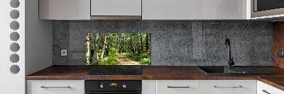 Panneaux muraux cuisine Sentier dans la forêt