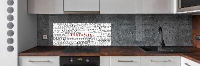 Panneau pour cuisine Genres musicaux