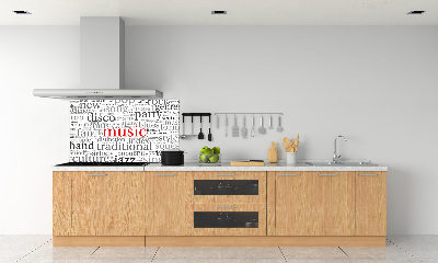 Panneau pour cuisine Genres musicaux