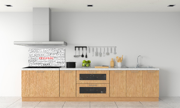 Panneau pour cuisine Genres musicaux