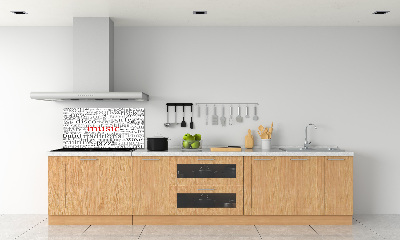 Panneau pour cuisine Genres musicaux