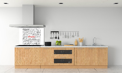 Panneau pour cuisine Genres musicaux