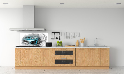 Panneau crédence cuisine Croquis d'une voiture