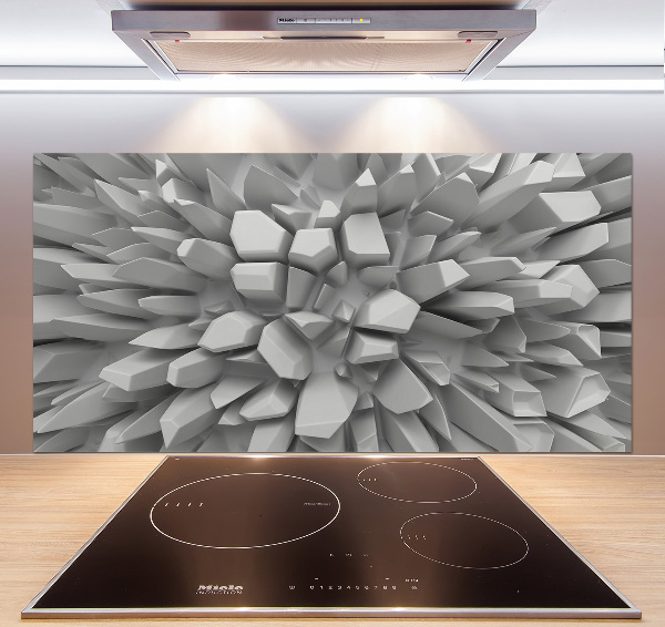 Crédence en verre Abstraction 3D