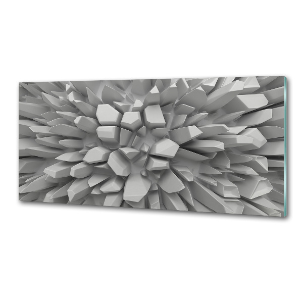 Crédence en verre Abstraction 3D
