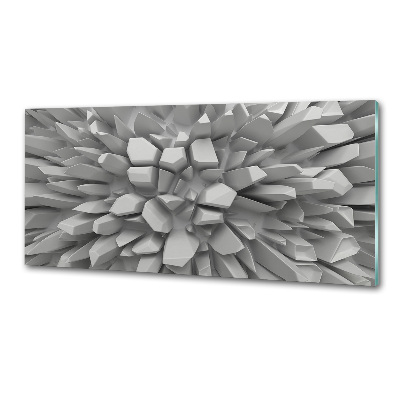 Crédence en verre Abstraction 3D