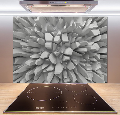 Crédence en verre Abstraction 3D