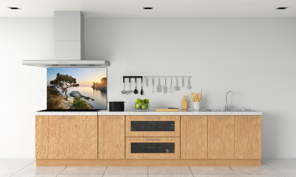 Panneau crédence cuisine Arbre au bord de la mer