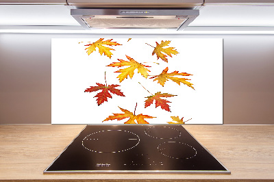 Crédence cuisine en verre Feuilles d'automne