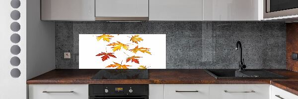 Crédence cuisine en verre Feuilles d'automne