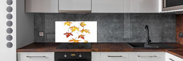 Crédence cuisine en verre Feuilles d'automne