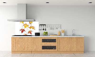 Crédence cuisine en verre Feuilles d'automne