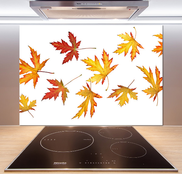 Crédence cuisine en verre Feuilles d'automne