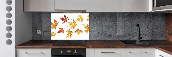 Crédence cuisine en verre Feuilles d'automne