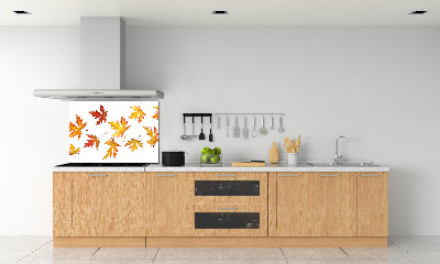 Crédence cuisine en verre Feuilles d'automne
