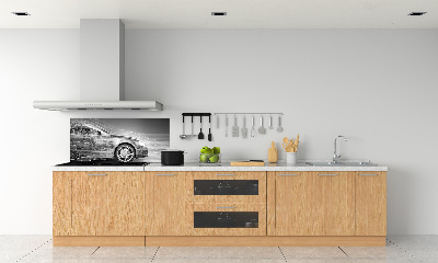 Crédence cuisine en verre Voiture en excès de vitesse