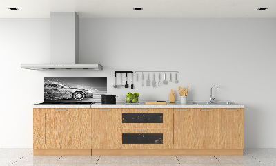 Crédence cuisine en verre Voiture en excès de vitesse